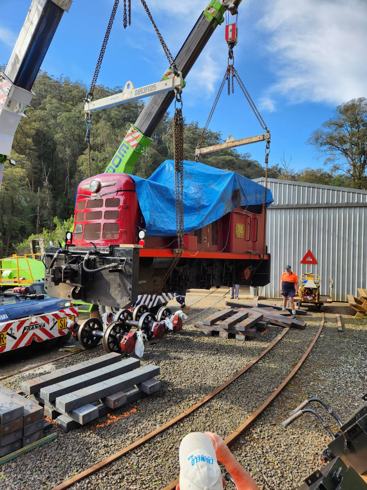 Fowler locomotive to receive new tyres